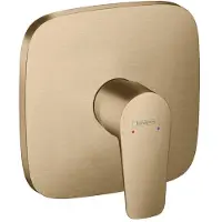 Hansgrohe Talis E ééngreeps douchemengkraan afbouwdeel, Brushed Bronze