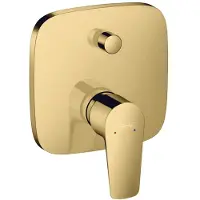 Hansgrohe talis e eengreeps badmengkraan afbouwdeel met zekerheidscombinatie, polished gold optic