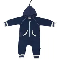 Ducksday - Fleece - onesie - kleuter - kinderen - unisex - Blauw - 86/92