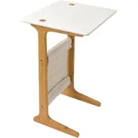 Furniteam Laptoptafel Jazz | mdf wit 40x35x61 cm bijzettafels | NADUVI