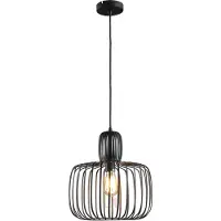 Freelight Hanglamp Costola Ø 45 cm zwart