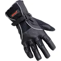 MotorX Motorhandschoenen - echt leder - zomer - zwart - M - Volledige bescherming - MotorX