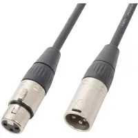 PD Connex 3-pins XLR (m) - 3-pins XLR (v) DMX kabel - 20 meter