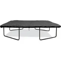 Magic Circle Pro Rechthoekige Trampoline Winter Afdekhoes Antraciet 214 x 305 cm