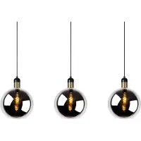 Lucide JULIUS - Hanglamp - 3xE27 - Fumé