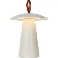 Lucide Witte tafellamp La Donna oplaadbaar