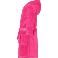 Playshoes fleece badjas fuchsia Roze Meisjes Polyester Capuchon Effen - maat 110/116