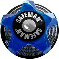 Messingschlager skislot blauw - snowboard slot - helmslot - fietsslot