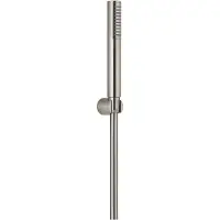 Plieger Napoli badset met handdouche staafmodel 1 stand inclusief wandhouder en doucheslang 150cm RVS