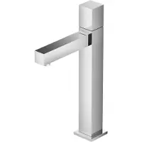 Hotbath Fonteinkraan hotbath dude 1-knop recht 23 cm vierkant chroom