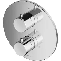 Hotbath Buddy B013EXT Afbouwdeel Voor Inbouw Thermostaat Met 1 Stopkraan Chroom - Kranen, Badkranen, Inbouw Badkranen - 8720143166624