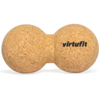 VirtuFit Premium Kurk Peanut Ball - Dual Massagebal - Ecologisch