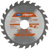 Norton TCT Serie - Cirkelzaagblad - Hout en Composieten - 160mm - ATB