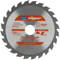 Norton Clipper zaagblad voor hout/composietmaterialen, 180x30 mm, 30 tanden