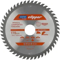 Norton Hout en Composiet - Zaagblad ATB Finishing - 170mm - 48 tanden - Voor Cirkelzagen en Afkortzagen