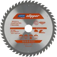 Norton Zaagbladen, NORTON CIRCULAIRE ZaagBLAD 225mm x 30mm x 48z HOUT & ATB COMPOSITES (2 8 / 1 8)