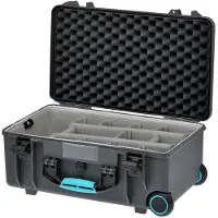 Hprc 2550W wheeled met Second Skin gravel grey/blue bassano