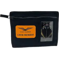 Interstat Flight Planner zwart schooletui pennenzak tekenetui - 20 x 15 cm