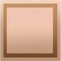 Guido Gusto Mat rose goud RVS Inbouwnis 30x30x7cm - Inbouwnis badkamer en Douche