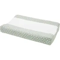 Meyco Baby Little Dots aankleedkussenhoes - forest green - 50x70cm