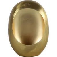 Countryfield Waxinelichthouder Eggy Goud 9,5 X 17 X 23 Cm
