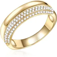 Rafaela Donata Ring goud / transparant