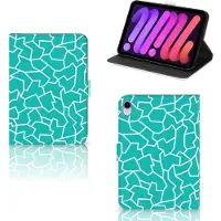 B2Ctelecom iPad Mini 6 (2021) Hoes Cracks Blue