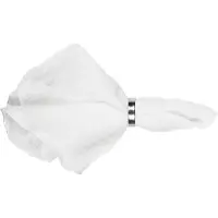 Broste Copenhagen Gracie servet 45x45cm linnen wit *