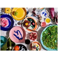 Serax Kom Feast tableware by Ottolenghi Pink Blue 18 cm