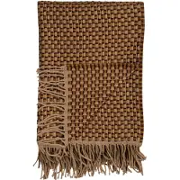 Røros Tweed Isak deken 150x210 cm Chestnut