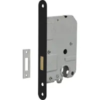 Intersteel Deurbeslag | Kastslot | | 55 mm (Cilinder, Zwart)