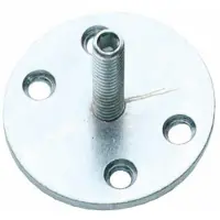 Intersteel metalen onderplaat met vaste M8 pin