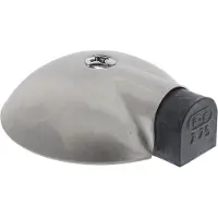 P & E P+E Deurstopper vloermontage ø85mm rvs geborsteld