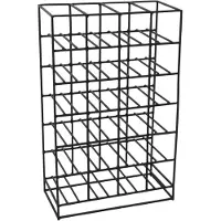 Jax Design Wijnrek Grigio | Jax Design metaal zwart 41x60x20 cm wijnrekken | NADUVI