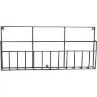 Loft42 Maggy Tijdschriftenrek Large - Metaal - Mat Zwart - 70x31