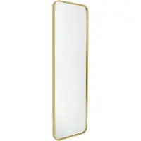 Jax Design Spiegel Fragix Boston | Jax Design metaal goudkleurig 130x40 cm wandspiegels | NADUVI