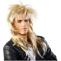 Folat Rockers Pruik (Blond)