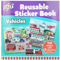 Galt - Reusable Sticker Book - Vehicles (31024695)
