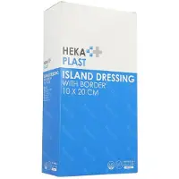 Heka Plast Island Dressing with Border 10 x 20 cm | 25 stuks