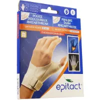 Epitact Rhizarthrose Pijnlijk Duim - Rigide Orthese voor de Nacht Links Large 1 St Verband(en)