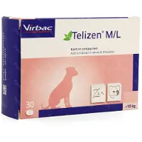 Virbac Telizen 100 mg M/L – voedingssupplement 30 tabletten