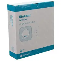 Coloplast Biatain Schuimverband Adhesief 10 x 10 cm (3430) | 10 stuks