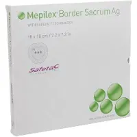 Molnlycke Health Care Mepilex Border Sacrum Ag Schuimverband 18 x 18 cm | 5 stuks