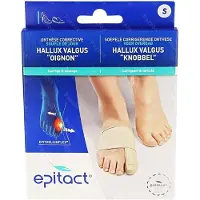 Epitact Soepele Corrigerende Hallux Valgus 'Knobbel' Orthese voor Overdag Small 1 St Verband(en)
