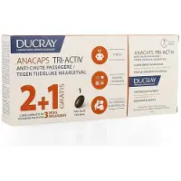 Ducray Anacaps Tri-Activ tegen Tijdelijke Haaruitval Trio 3x30 capsules