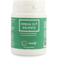 Natural Energy Omega 3+7 Balance | Hersenfunctie, hart, gezichtsvermogen, Oxidatieve Stress 90 St Capsules