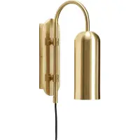 Hubsch Wandlamp - messing