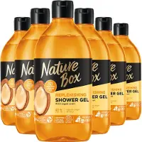 Nature Box 6x Nature Box Replenishing Argan Douchegel 385 Ml