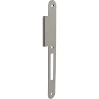 P & E P+E Sluitplaat voor projectsloten met nachtschoot DIN rechts 235x25mm rvs geborsteld