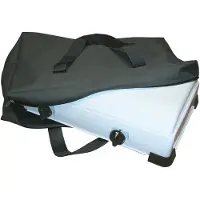 Eurotrail beschermhoes kooktoestel medium 50 x 33 cm polyester zwart